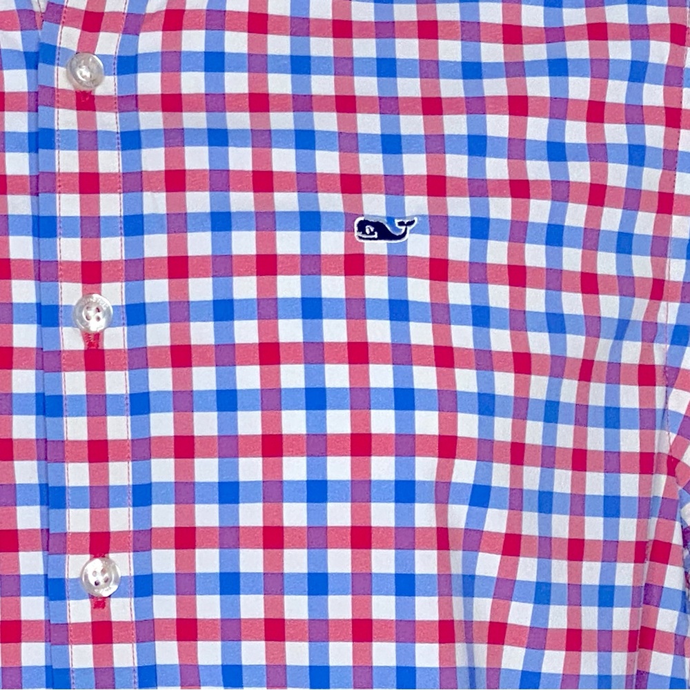 Vineyard Vines Boys Performance Whale Shirt Size XL